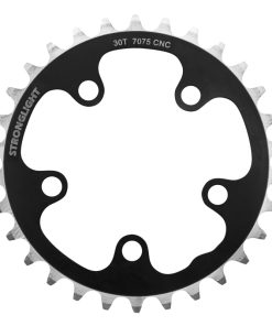 Plateau Route 5 Branches D.74 Stronglight 30 Dents Triple Noir Alu 7075 9-10V.