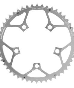 Plateau Route 5 Branches D.110 Stronglight Ultra Torque 50 Dents Exterieur Campagnolo Argent Alu 7075