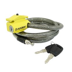 Antivol Velo Cable A Cle Auvray S.Lock Pour Selle et Velo Diam 12 mm L 1.50 M