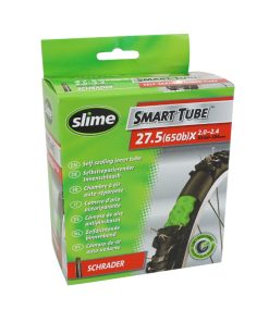 Chambre a Air Velo 27.5 X 2.00-2.40 Slime Valve Standard Obus Demontable Avec Liquide Anti-Crevaison