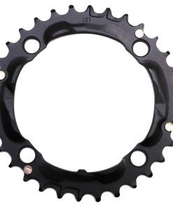 Plateau VTT 4 Branches D.104 Stronglight Triple 32 Dents Milieu Noir Alu 8-9V.