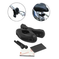 Support Pour Porte Bidon Newton Resine Noir Fixation Cintre Guidon-Potence-Tige de Selle - Compatible Diametre 22 À 36 mm