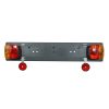 Support Plaque Immatriculation Avec Rampe Feux Prise 7 Broches Pour Porte Velo et Cata