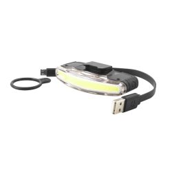 Eclairage Velo Usb Avant Sur Cintre Guidon Spanninga Arco Noir Livre 3 Fonctions Standard, Eco, Flash (Autonomie de 5H À 10H)
