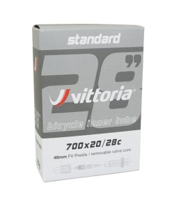 Chambre a Air Velo 700 X 20-28 Vittoria Valve Presta 48mm (Obus Demontable)