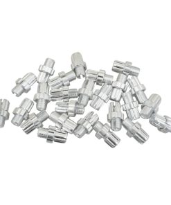 Vis Creuse Tendeur de Cable Velo M10 Fendue Alu Argent (Sachet de 25 Pieces)
