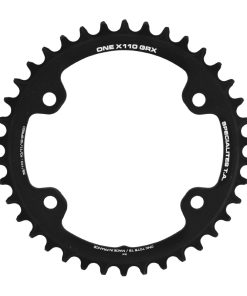 Plateau Gravel 4 Branches D.110 Pour Shimano Grx Mono Ta X110 One 38 Dents Compatible Rx600-Rx810 Noir 10-11V.