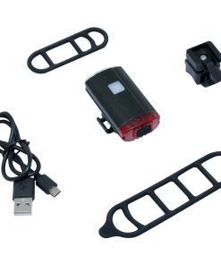 Eclairage Velo Usb Avant - Arriere Gravity Led 200 Lumens (Avant) Pour Casque 3 Modes (Autonomie 2H-5H)