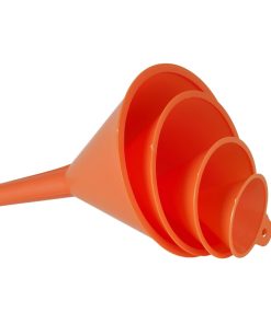 Entonnoir Pressol En Polyethylene Orange Diametre 50-75-100-120mm (Jeu de 4)