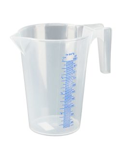 Doseur-Broc Pressol En Polypropylene Gradue Transparent 1L (Vendu A L'Unite)