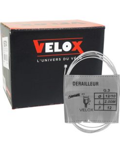 Cable de Derailleur Velox Galva Pour Shimano 2,00M (Boite de 25 Cables) 12-10 12 Fils