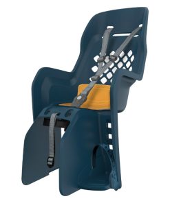 Porte Bebe-Siege Enfant Arriere Polisport A Fixer Sur Porte Bagage Fixation Etau Joy Jeans Coussin Jaune (9 A 22Kgs) Homologue En 14344