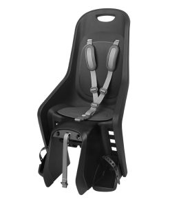 Porte Bebe-Siege Enfant Arriere Polisport A Fixer Sur Porte Bagage Fixation Etau Bubbly Maxi Mik Hd Noir Coussin Gris (9 A 22Kgs) Homologue En 14344 Compatible Systeme " Mik Hd " Uniquement