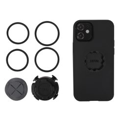 Support Smartphone-Telephone Zefal Z Console Lite Avec Protection Pour Iphone 12 Mini (5.4") Etanche Avec Support Rotatif