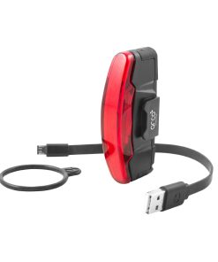 Eclairage Velo Usb Arriere Spanninga Arco Noir Livre 3 Fonctions Standard, Eco, Flash (Autonomie de 5H À 10H)