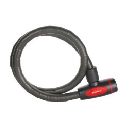 Antivol Velo - Trottinette Cable Articule A Cle Masterlock Diam 18 mm L 1M Noir Livre Avec 4 Cles - Niveau Securite 7