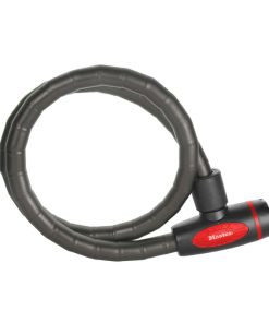 Antivol Velo - Trottinette Cable Articule A Cle Masterlock Diam 18 mm L 1M Noir Livre Avec 4 Cles - Niveau Securite 7
