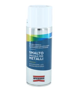 Bombe de Peinture Arexons Smalto Special Metal Brillant Blanc Glace Aerosol 400 ml (3292)