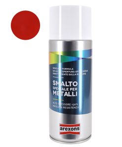 Bombe de Peinture Arexons Smalto Special Metal Brillant Rouge Trafic Ral 3020 Aerosol 400 ml (3815)
