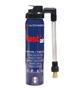 Bombe Reparation - Anti-Crevaison Hutchinson Fast'Air Aerosol Latex Chambre a Air et Tubeless (75Ml)