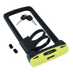 Antivol Velo U Auvray Zen 108 X 235 mm (Diam 13 mm) Avec Support Niveau Securite 8-10