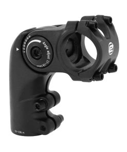 Potence VTT -Urbain-Trekking Ergotec Reglable Octopus Rehausse Alu Noir 31,8 L 60mm Pour Fourche 1"1-8 (Homologue Niveau 4)