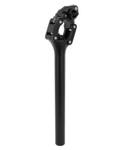 Tige de Selle City Suspension Parallelogramme Newton Diam 27.2 L350 mm Noir Pour Utilisateur 70-90 Kg (Sur Carte)