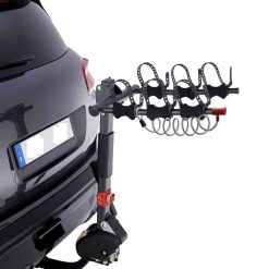Porte Velo D'Attelage Suspendu Mottez Hercule Pour 3 Velos Vae Inclinable Avec Antivol, Syteme Easy Pour Montage Rapide - Fabrication Francaise Homologue Ce - Charge Maxi 60Kgs