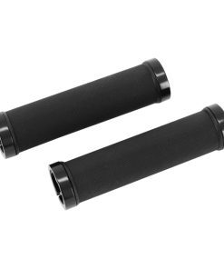 Poignee City Herrmans Diamond Lock Noir L130mm Serrage Double Collier Noir (Paire Sur Carte)