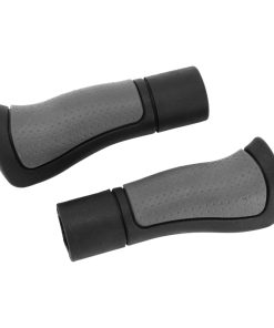 Poignee City Herrmans Ergo Bi-Densite Ergonomique Noir-Gris L120mm Redecoupable En 90mm (Paire Sur Carte)