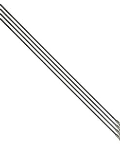 Rayon Renforce Inox Noir 2,0mm Avec Tete Coudee En 2,3mm L 282mm Sapim Avec Ecrous (Vendu Par 4)