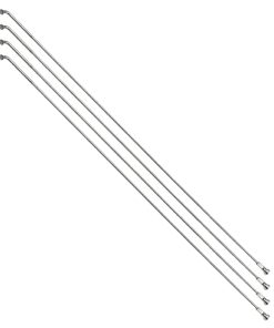 Rayon Renforce Inox Argent 2,0mm Avec Tete Coudee En 2,3mm L 260mm Avec Ecrous (Vendu Par 4)