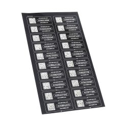 Etiquette D'Identification-Marquage Velo Antivol Auvray Icabike Avec Qr Code (Obligation 2021) (Vendu Par 20)