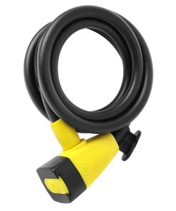 Antivol Velo Spiral A Cle Auvray Diam 10 mm L 1.50 M Noir Mat (Avec Support)