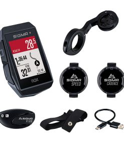 Compteur Sigma Rox11.1 Evo Gps Noir Avec Cardio, Altimetre, Emetteur Cadence + Vitesse