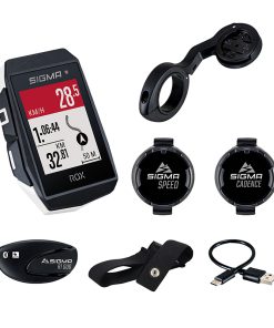 Compteur Sigma Rox11.1 Evo Gps Blanc Avec Cardio, Altimetre, Emetteur Cadence + Vitesse