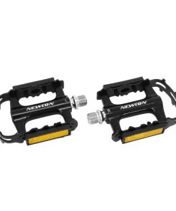 Pedale VTT Roulement Etanche Premium Newton Corps Alu Noir Cage Alu Noir 9-16" (Paire)