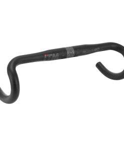 Cintre Guidon Route Itm Alcor Alu Noir Mat 31,8 L 40 Exterieur (Axe-Axe 38Cm) 295G Deco Blanche
