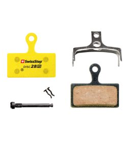 Plaquette de Frein VTT Shimano Xt M8000-M785 - Xtr M9000-M985 Slx M666-M675 Fsa K-Force (Swissstop Organic - Disc 28Rs) (Paire Sur Carte)
