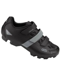 Chaussure VTT Ges Vantage2 Noir-Gris T46 Fixation 3 Velcros Compatible SPD (Paire)