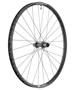 Roue VTT Disque 27.5" Dt Swiss M1900 Boost Centerlock Tubeless Ready Arriere Noir Shimano 10-11V Axe Traversant 12-142 - Jante 30C - Resiste Poids 110Kgs