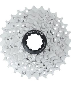 Cassette 7V. Gravity 11-28 Pour Shimano-SRAM VTT Argent (11-13-15-18-21-24-28)