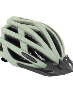 Casque Velo Adulte Gist E-Bike Planet Urban Gris Mat In-Mold Taille 52-58 Reglage Molette 212Grs - Eclairage Integre
