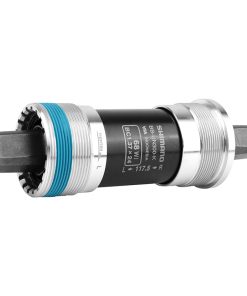 Boitier Pedalier Shimano Carre Un300 117mm Filetage Anglais - Bsc - 1,37X24 Avec Carter