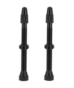 Valve de Pneu Tubeless Presta Vittoria 60 mm Alu Noir Obus Demontable (Vendu A La Paire Sur Carte)