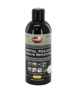 Polish Metal Autosol Ultimate Reflection Liquid (Flacon 250 Ml) (Haute Brillance Sur Toutes Surfaces) (Made In Germany - Qualite Premium)