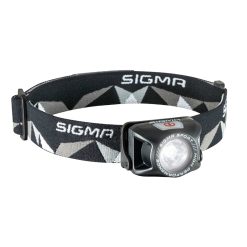 Eclairage Velo Usb Frontal Sigma Headled 2 Fixation Tete - Visible A 400M (Autonomie 5H Mode Normal et 20H Mode Eco)