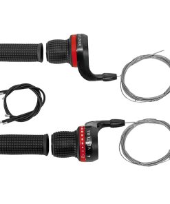 Manette VTT Ventura Gripshift 3 X 7V. (Paire) Avec Revetements - Poignee Tournante