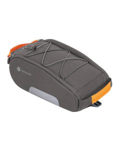 Sacoche Arriere Velo Racktime Yoshi Grise Fixation Porte Bagage (L 30Cm X L 17Cm X H 12Cm) - Compatible Systeme Racktime Snapit