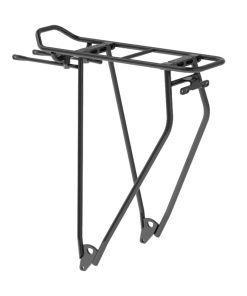 Porte Bagage Velo Arriere A Tringles Racktime Boost It Noir 29" Compatible Systeme Racktime -Poids Maxi 25Kgs- Avec Pince Ressort